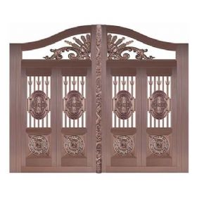 Luxury copper door series銅門-009