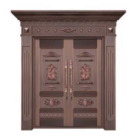 Luxury copper door series銅門-09