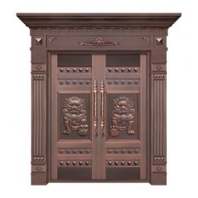 Luxury copper door series銅門-10