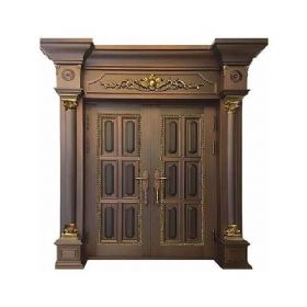 Luxury copper door series銅門-016