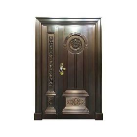 Luxury copper door series銅門-026