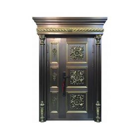 Luxury copper door series銅門-027