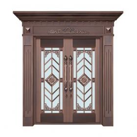 Luxury copper door series銅門-27