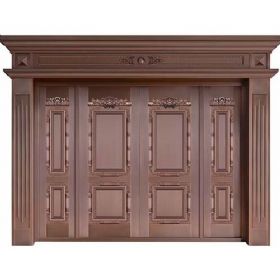 Luxury copper door series銅門-039