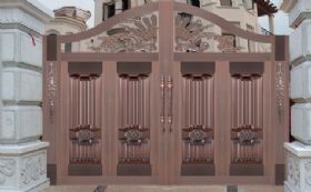 Luxury copper door series銅門-02