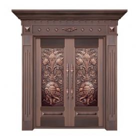 Luxury copper door series銅門-05