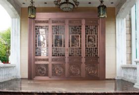 Luxury copper door series銅門-053