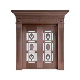 Luxury copper door series銅門-056