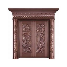 Luxury copper door series銅門-059