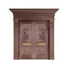 Luxury copper door series銅門-058