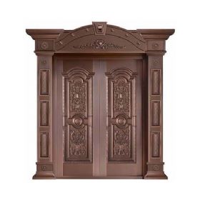 Luxury copper door series銅門-061