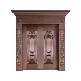 Luxury copper door series銅門-067