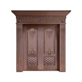 Luxury copper door series銅門-071