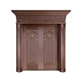 Luxury copper door series銅門-080