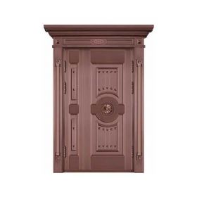 Luxury copper door series銅門-89